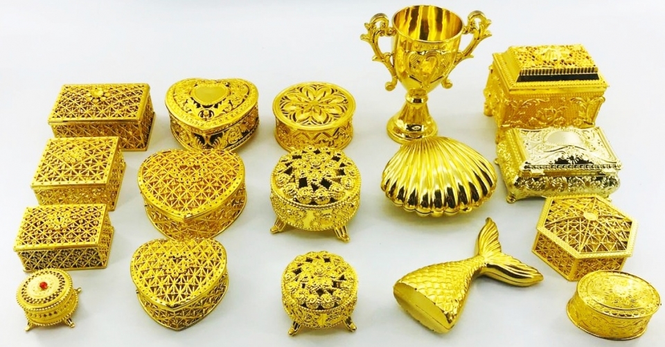Tacinha Metalizada 11cm - Dourada