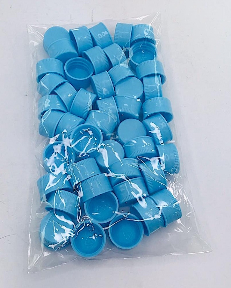 Tampa Plástica 20mm - Azul Bebê