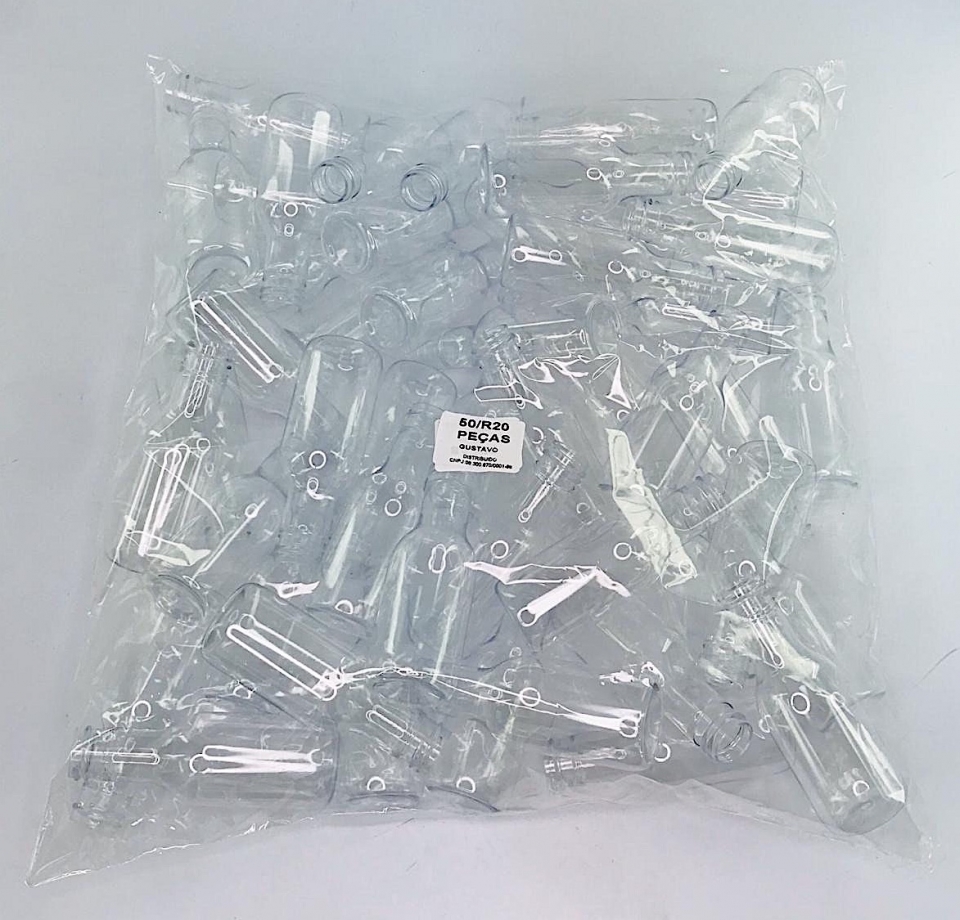 Garrafinha R20 Pet 50ML - Transparente