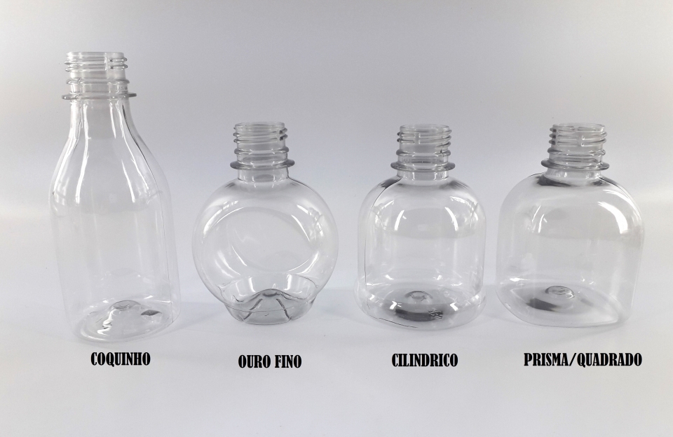 Frasco Garrafa Coquinho 200 ml - Transparente