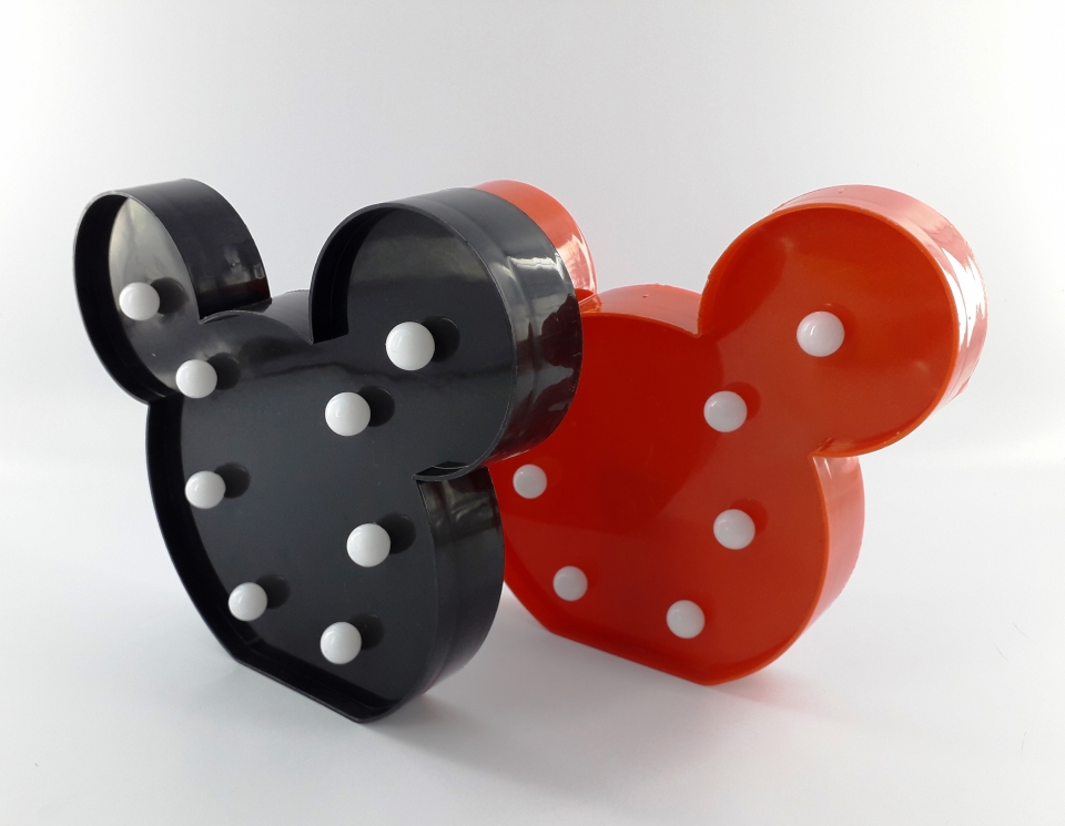 Luminária LED Ratinho - Preto