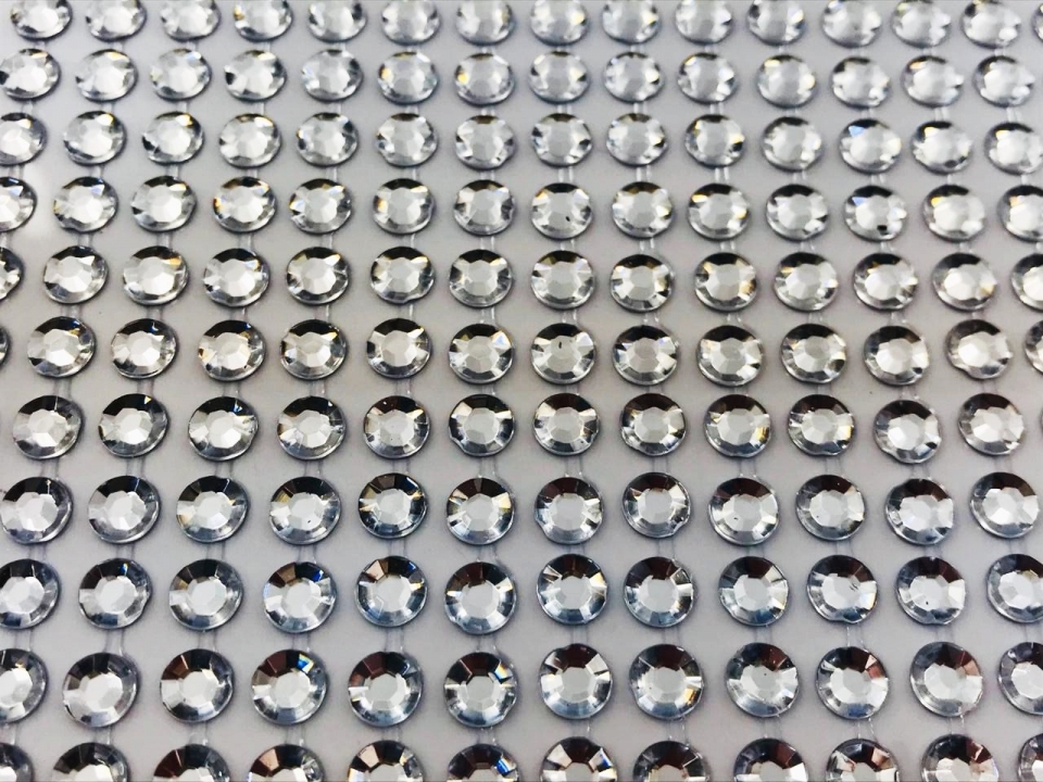 Strass Adesivo em Cartela - 6mm