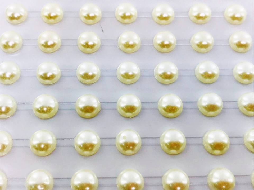 Meia Pérola Adesiva Natural - 8mm