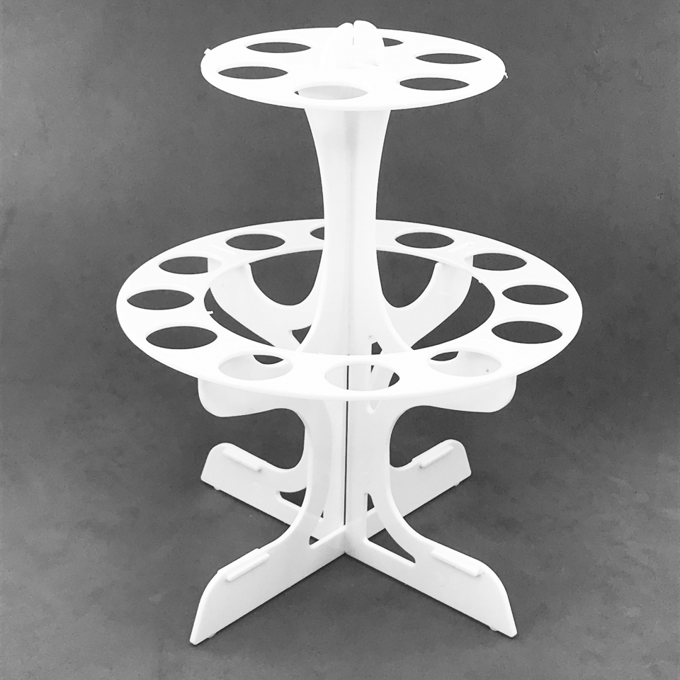 Porta Tubos Redondo - Branco