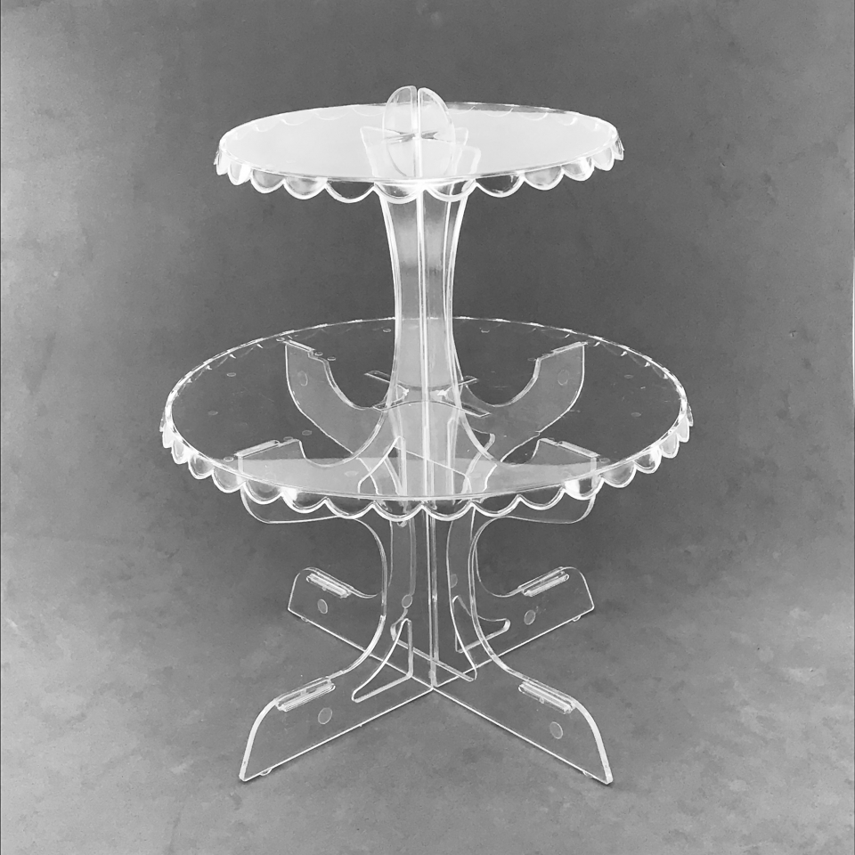 Porta Balas Duplo 22cm - Cristal