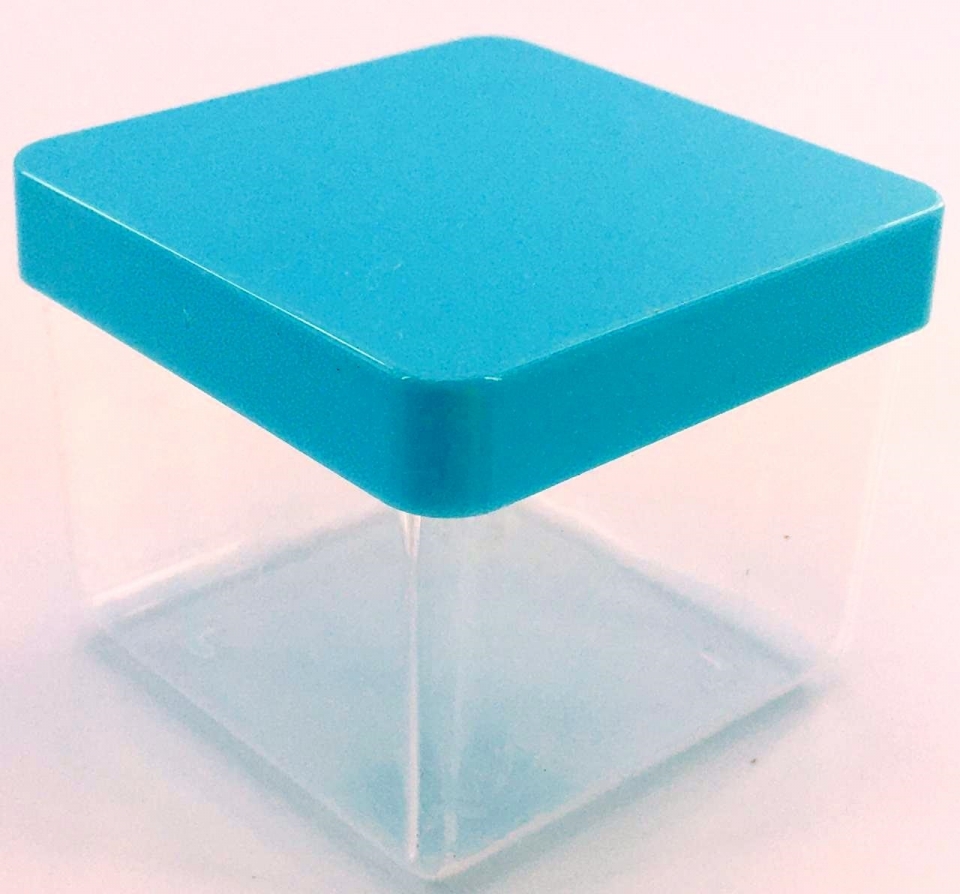 Caixa Acrílica 4x4 cm - Tampa Tiffany