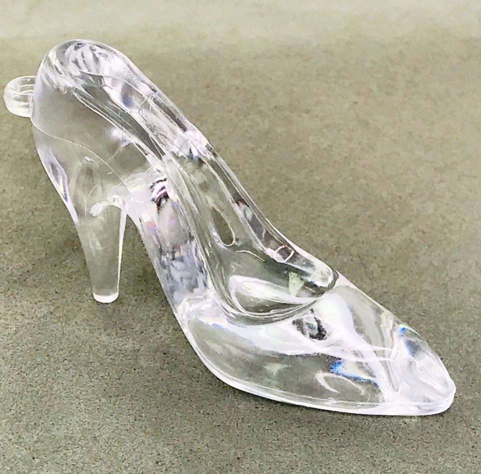 sapato de acrilico grande
