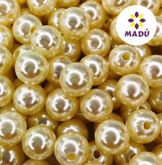 Pérola Inteira Granel 6mm - Natural