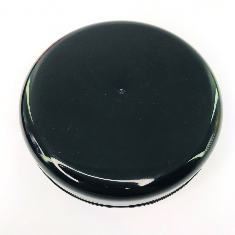 Tampa Vidro de Palmito 110mm - Preta