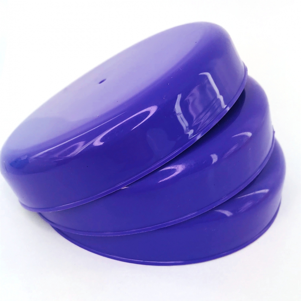 Tampa Vidro de Palmito 110mm - Roxo