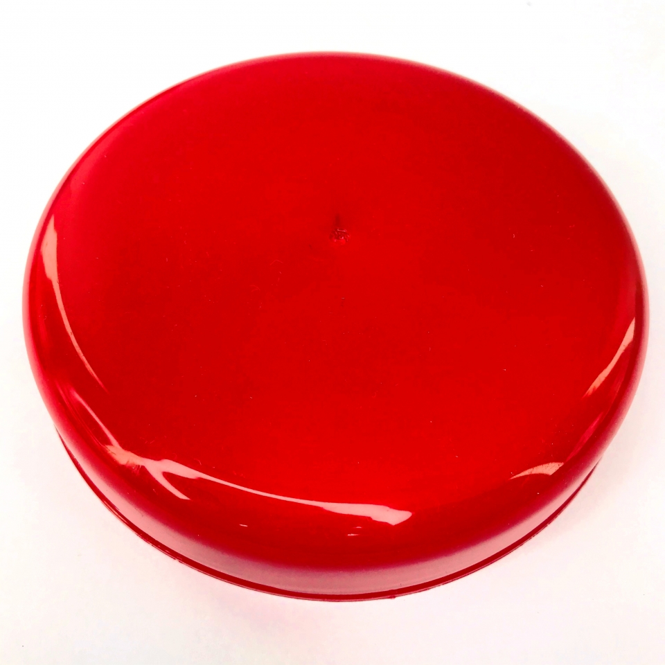 Tampa Vidro de Palmito 110mm - Vermelho