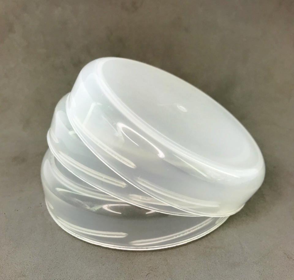 Tampa Vidro de Palmito 110mm - Natural