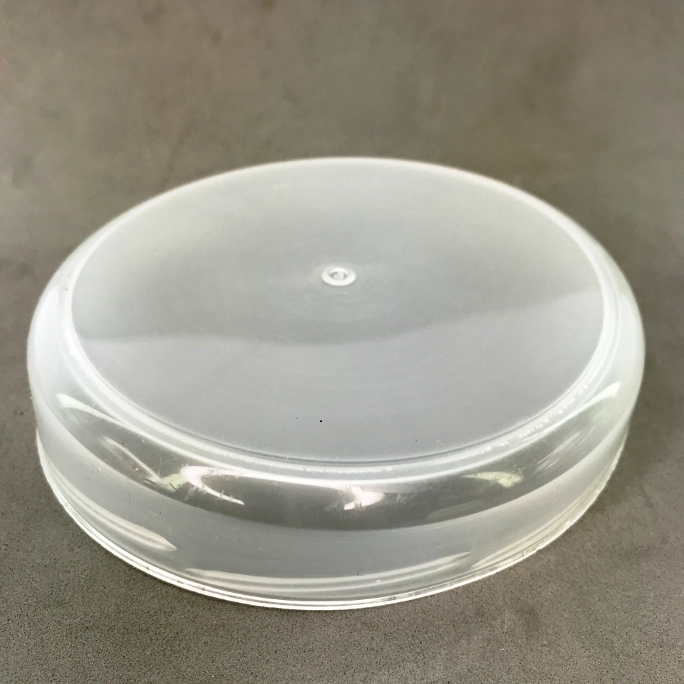 Tampa Vidro de Palmito 110mm - Natural