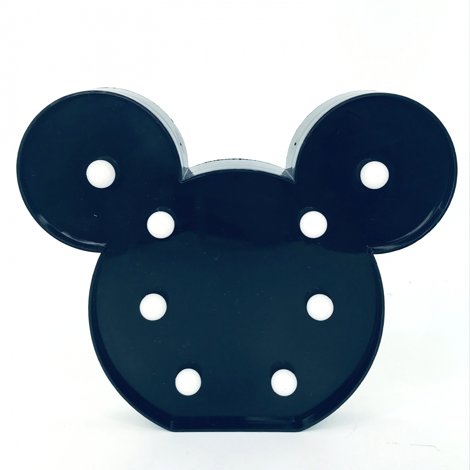 Luminária LED Ratinho - Preto