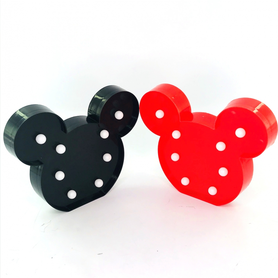 Luminária LED Ratinho - Preto