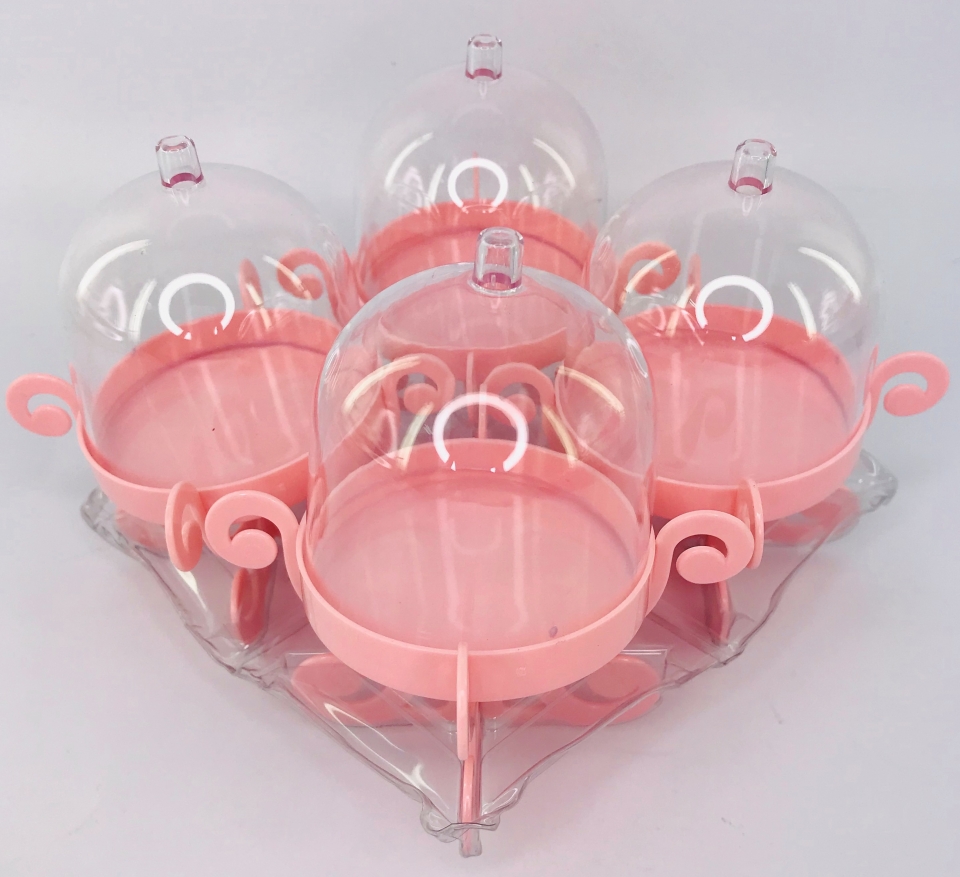 Mini Cúpula Provençal - Rosa Bebê