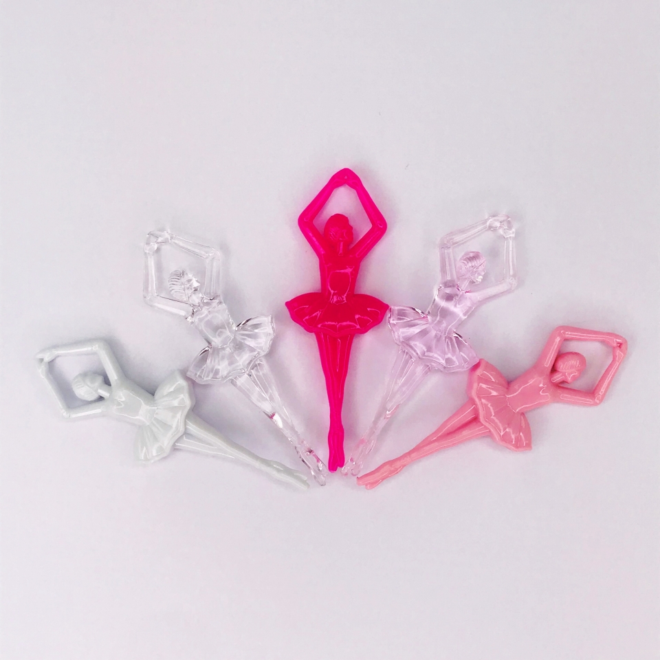 Bailarina Acrílica 12,5Cm Pct 250g - Branco