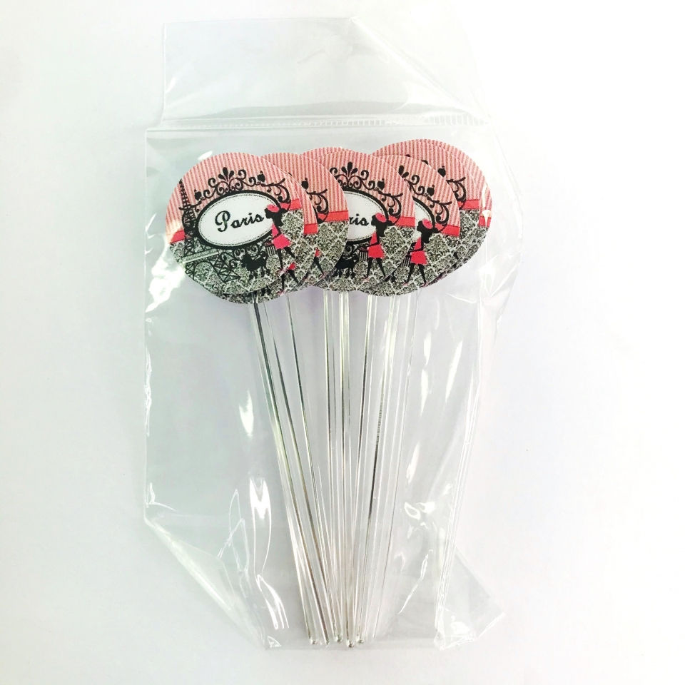 Topper P/ Docinhos - Estampa Paris