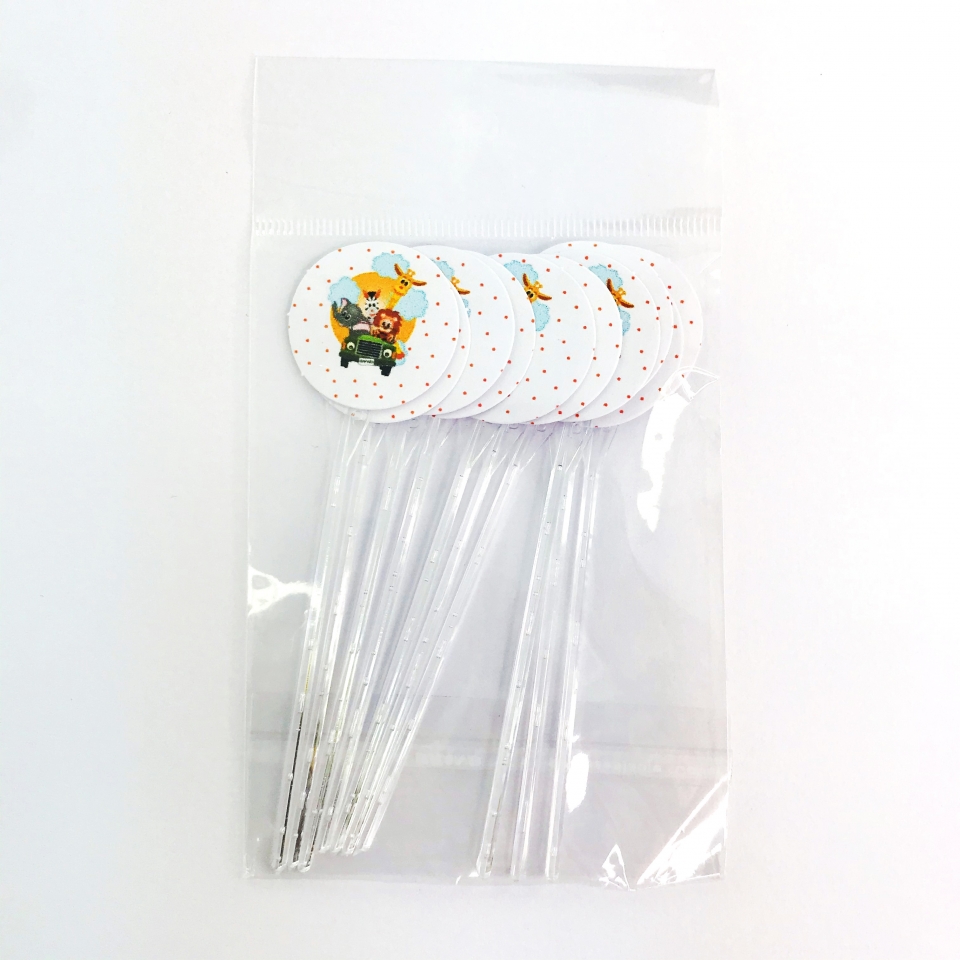 Topper P/ Docinhos - Estampa Safari