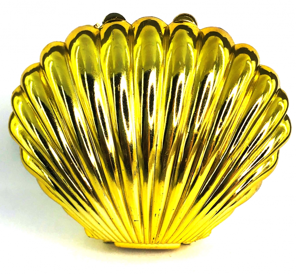 Concha do Mar Metalizada - Dourada