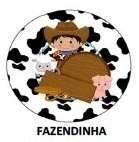 Topper P/ Docinhos - Estampa Fazendinha