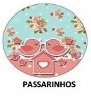 Topper P/ Docinhos - Estampa Passarinhos