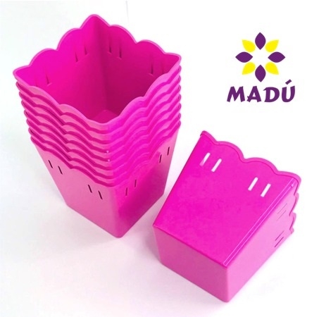 Cachepot Plástico PF 10 und - Pink