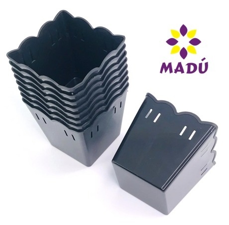 Cachepot Plástico PF 10 und - Preto