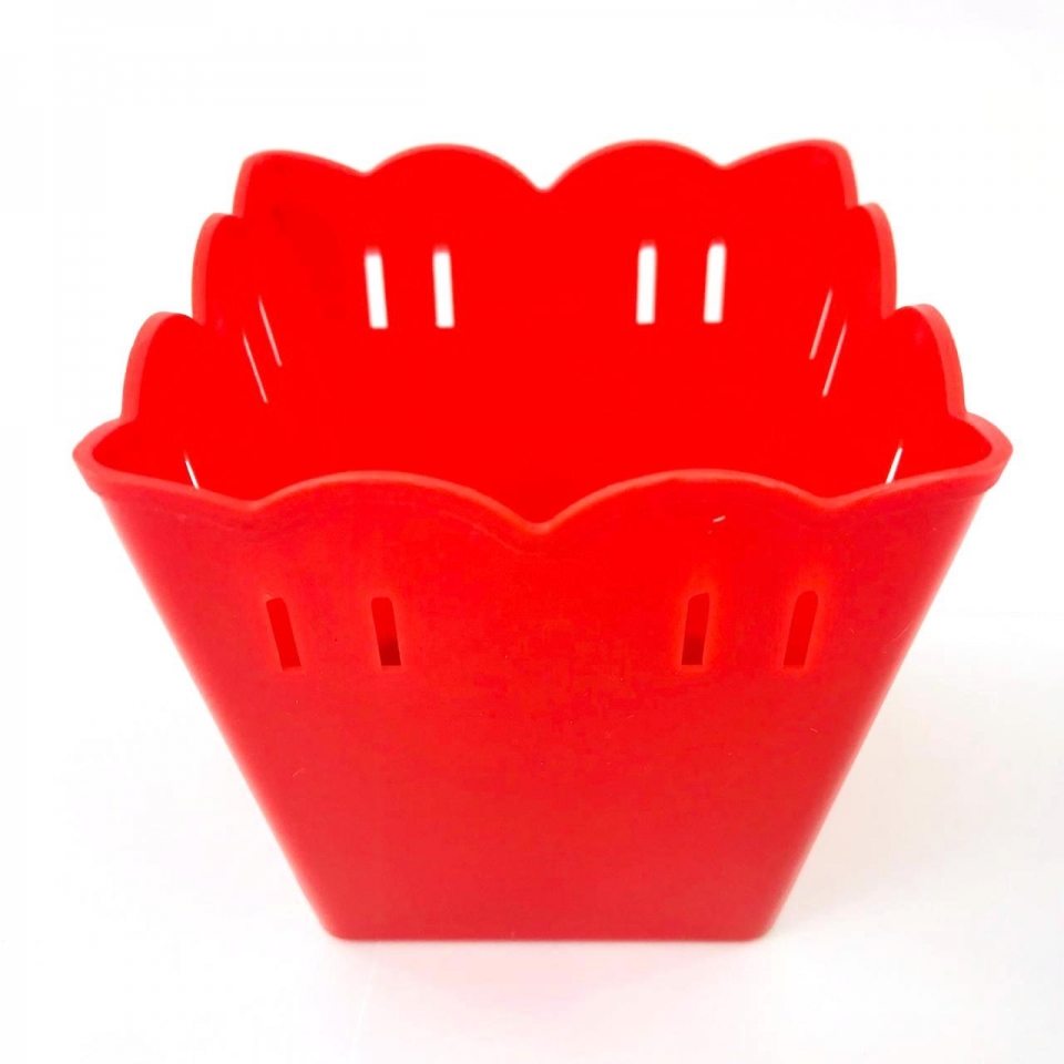 Cachepot Plástico PF 10 und - Vermelho