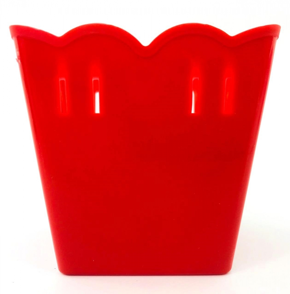 Cachepot Plástico PF 10 und - Vermelho