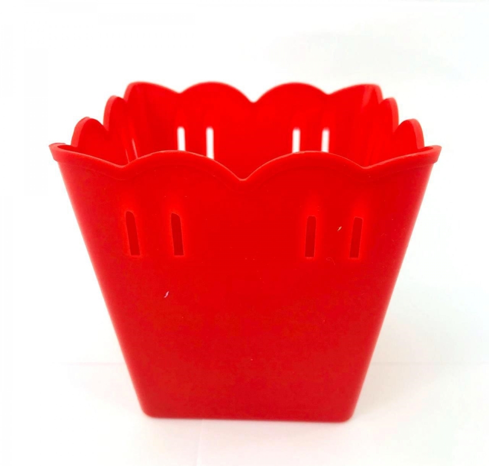 Cachepot Plástico PF 10 und - Vermelho