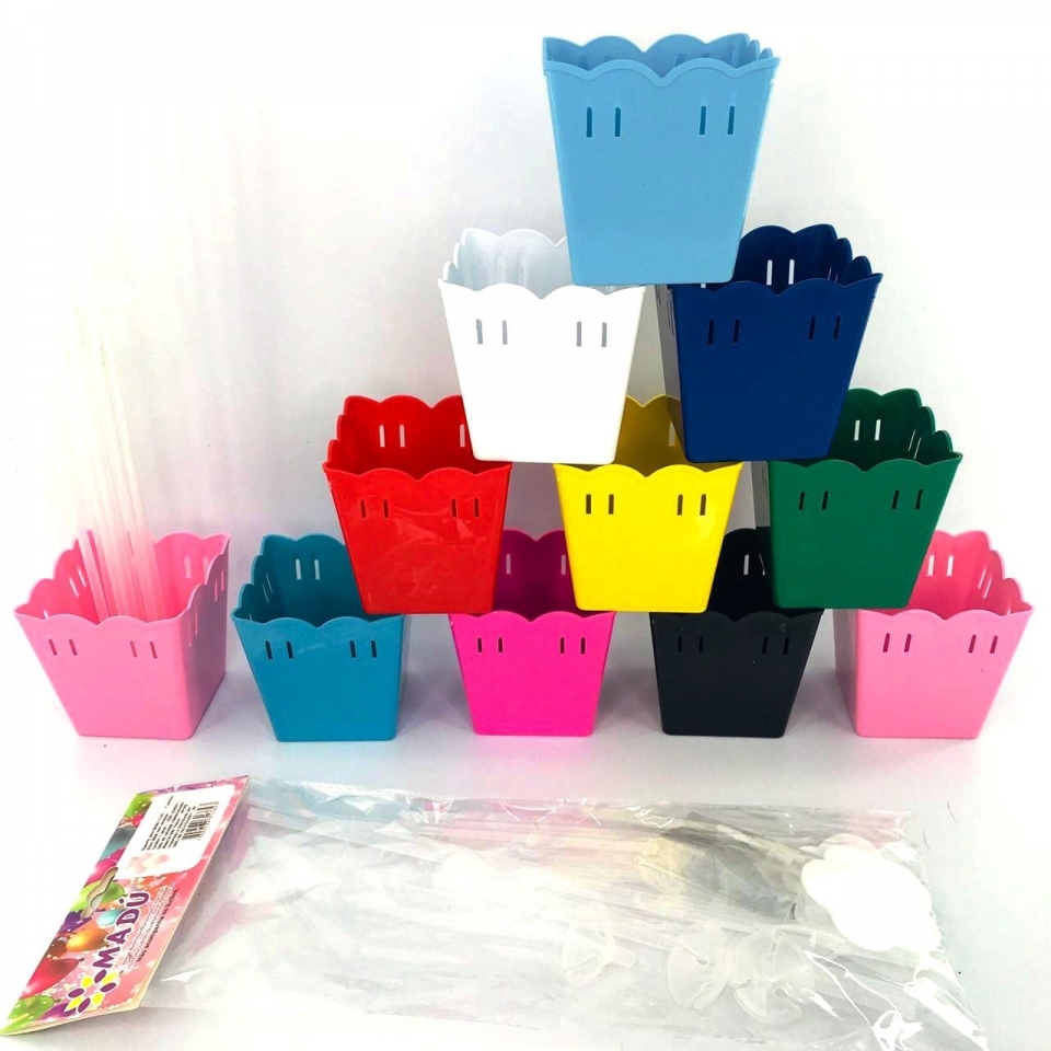 Cachepot Plástico PF 10 und - Branco