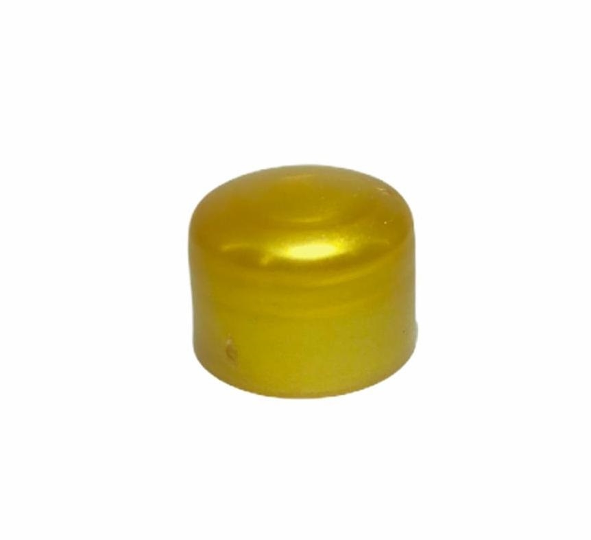 Tampa Plástica 20mm - Ouro Perolado