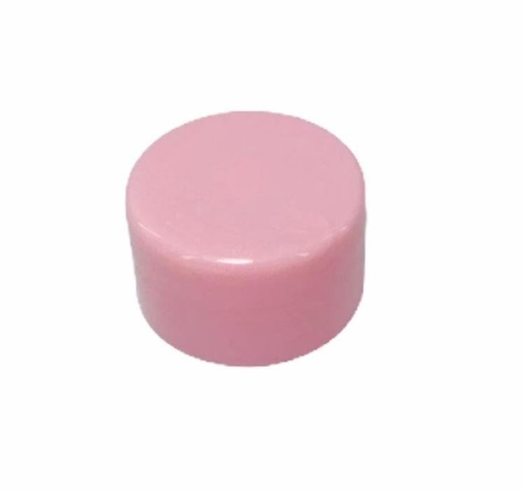 Tampa Plástica 28mm - Rosa Bebê