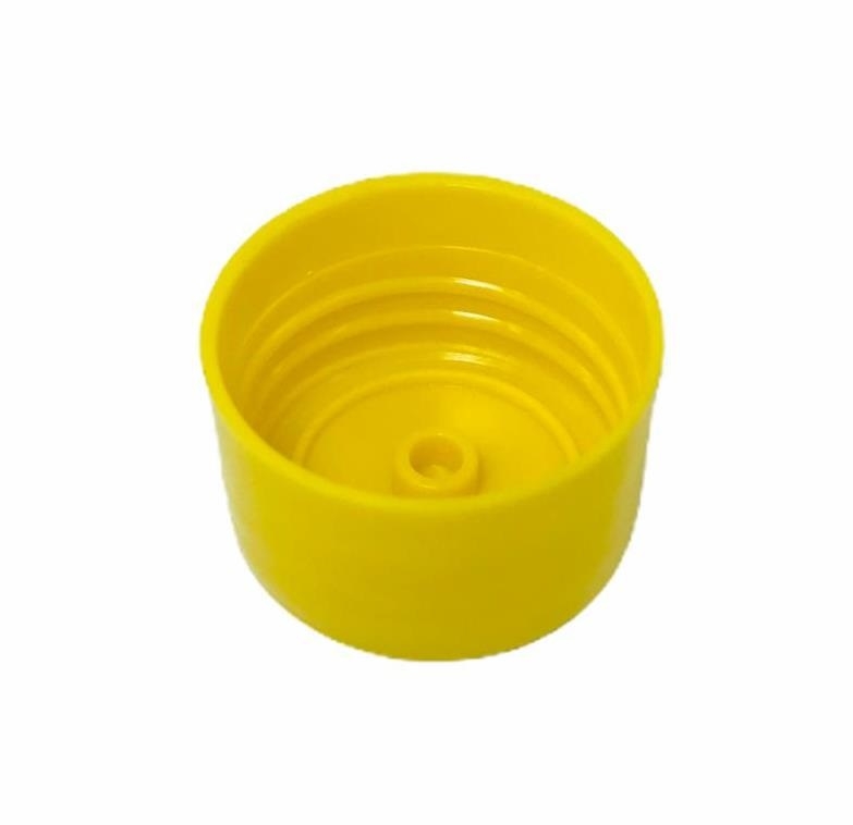Tampa Plástica 28mm - Amarelo
