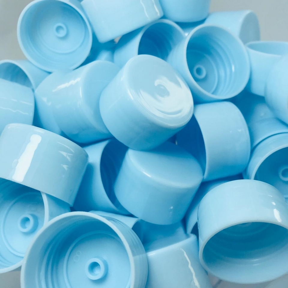 Tampa Plástica 28mm - Azul Bebê