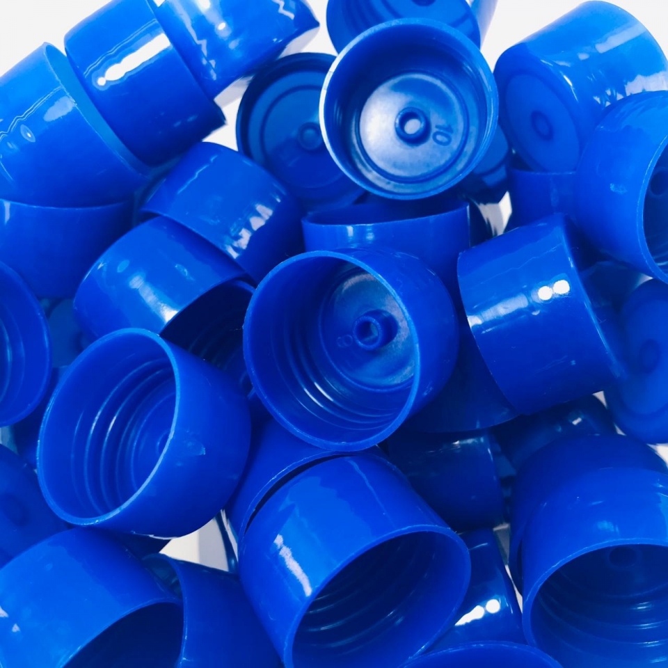 Tampa Plástica 28mm - Azul Bic