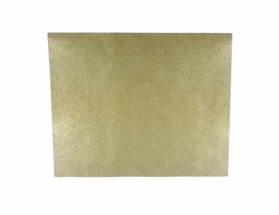 Folha de EVA com Glitter Champanhe - 50x40 cm