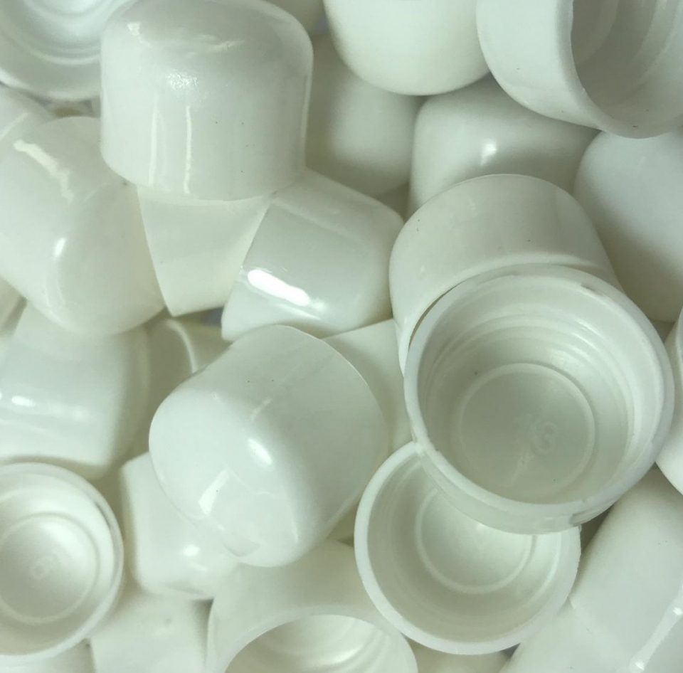 Tampa Plástica 20mm - Branco