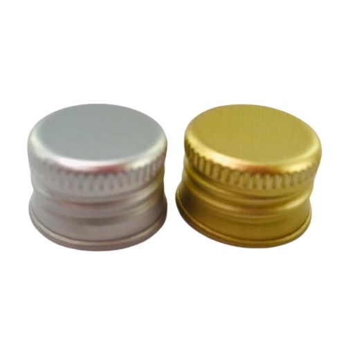 Tampa Alumínio 18mm - Dourado