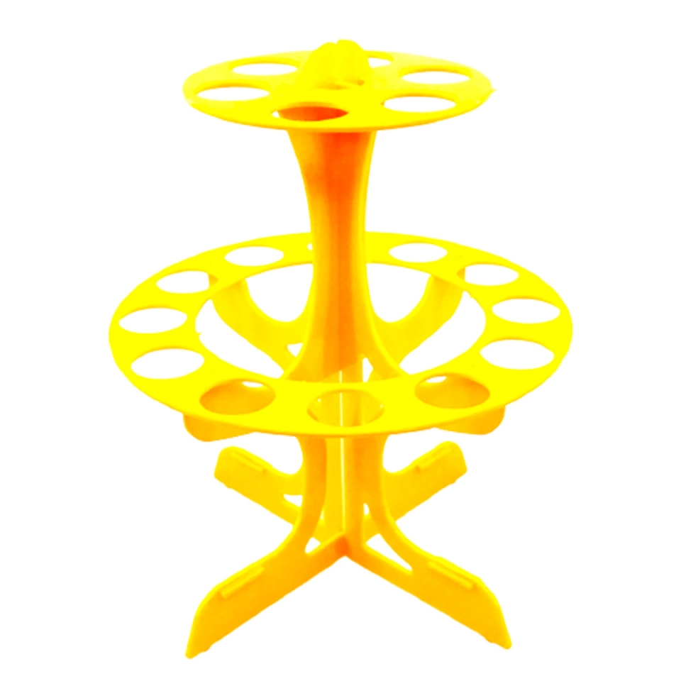 Porta Tubos Redondo - Amarelo