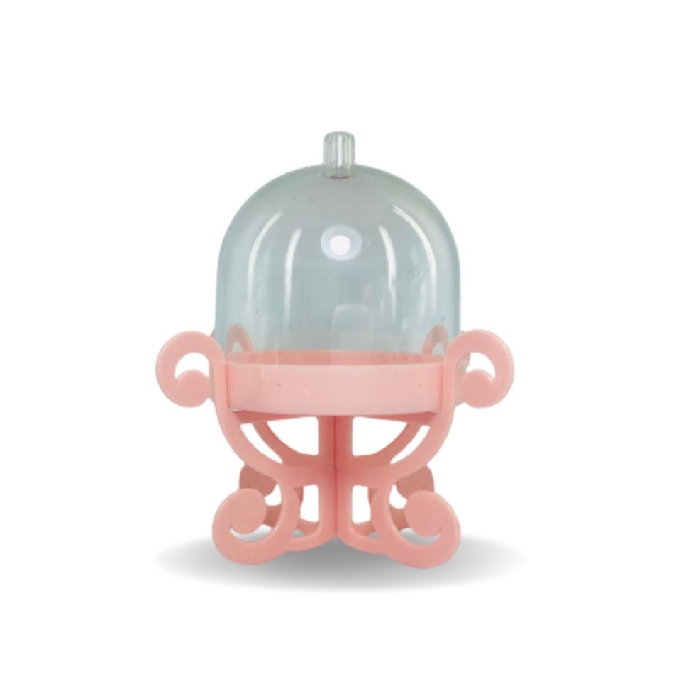 Mini Cúpula Provençal - Rosa Bebê