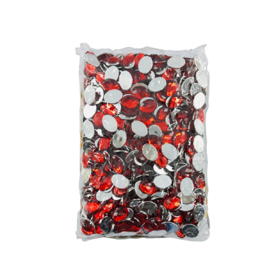 Chaton Oval 13x18 - Vermelho (SEM FURO)