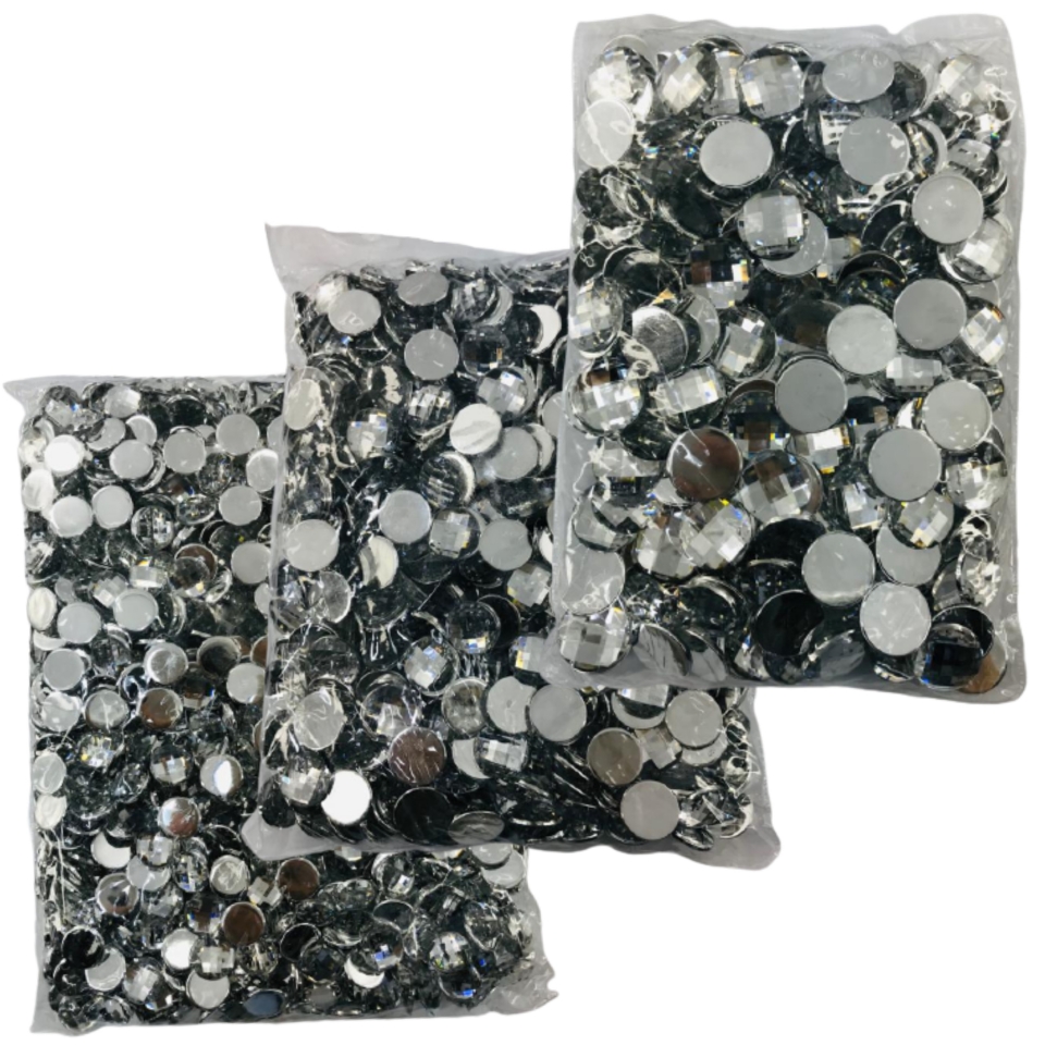 Chaton Redondo 20mm - Prata (SEM FURO)