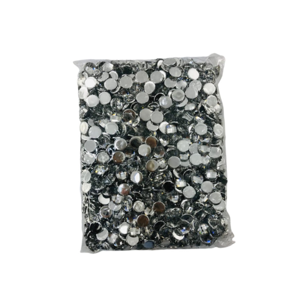 Chaton Redondo 12mm - Prata (SEM FURO)