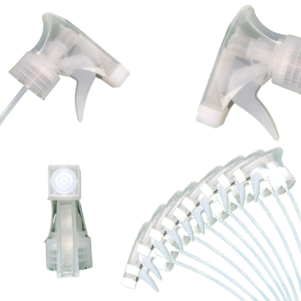 Válvula Gatilho Spray Transparente 28mm