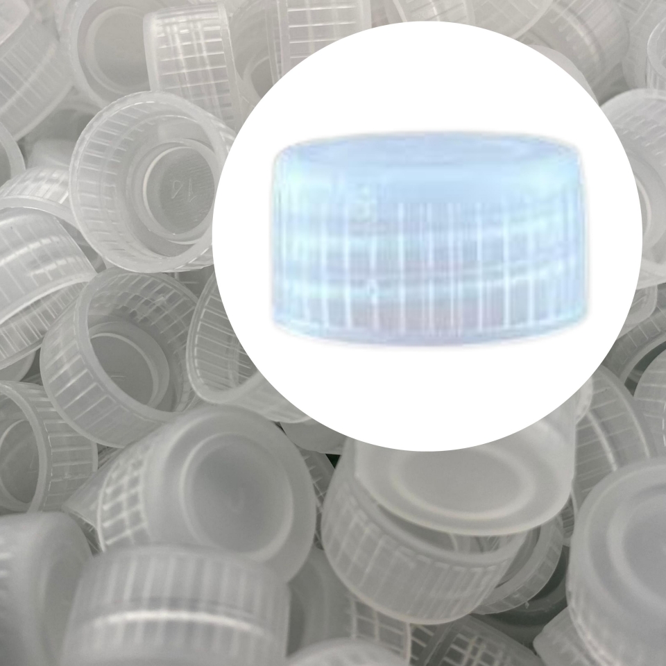 Tampa Plástica 18mm - Transparente