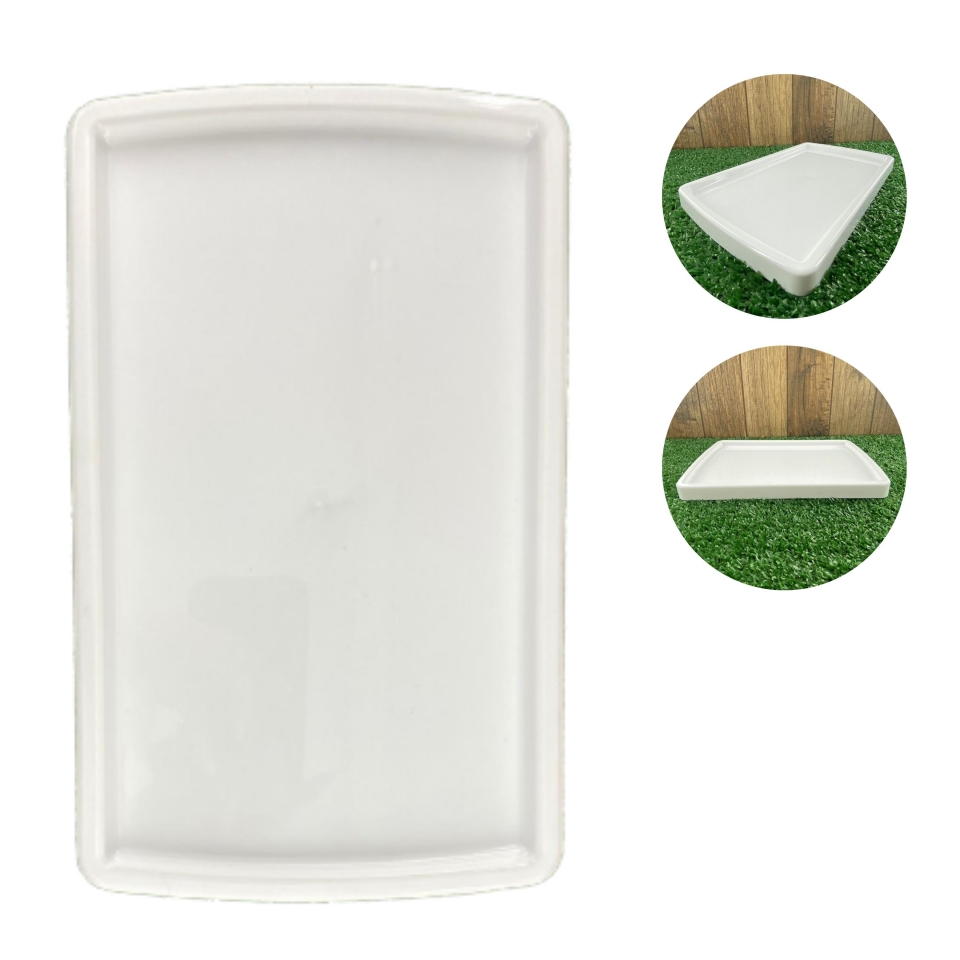 Bandeja Retangular 16X27CM - Branca - UND