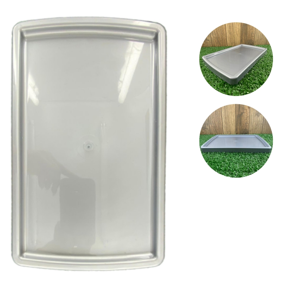 Bandeja Retangular 16X27CM - Prata - UND