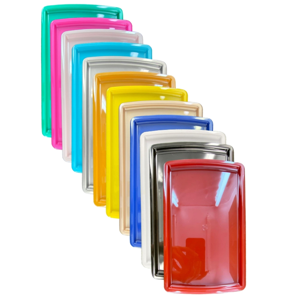 Bandeja Retangular 16X27CM - Nude - UND